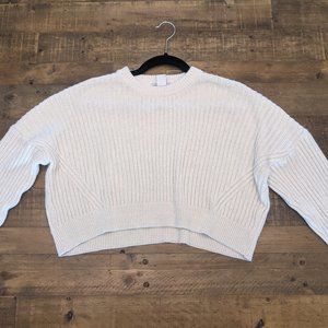 Urban Outfitters Cropped White Sweater